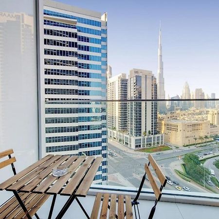 Marquise Square Tower, Business Bay - Bright Studio Dubái Exterior foto