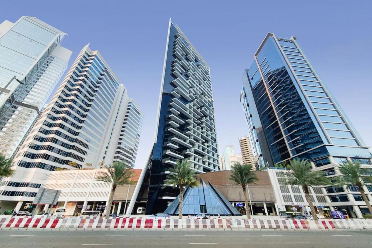 Marquise Square Tower, Business Bay - Bright Studio Dubái Exterior foto