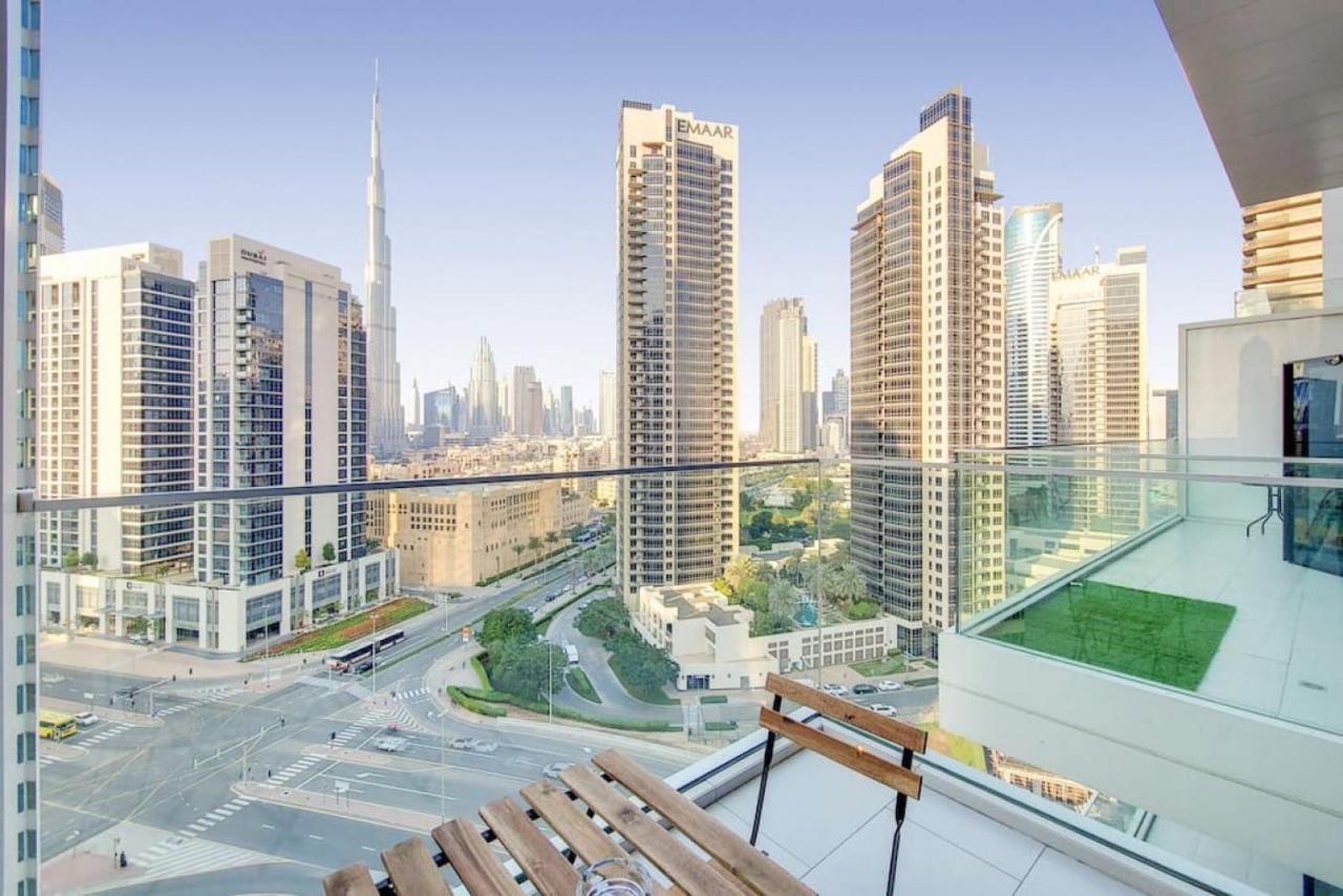 Marquise Square Tower, Business Bay - Bright Studio Dubái Exterior foto